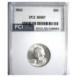 1941 Quarter MS67 LISTS $285