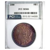 1890 Morgan MS65 LISTS $950