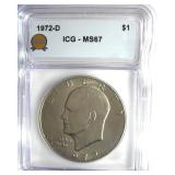 1972-D Ike ICG MS67