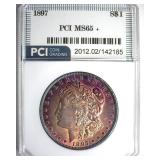 1897 Morgan MS65+ LISTS $550