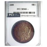 1889 Morgan MS65+ LISTS $425