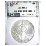 2014 Silver Eagle PCI MS70