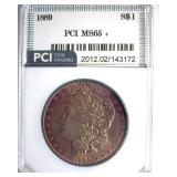1889 Morgan MS65+ LISTS $425