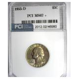 1955-D Quarter PCI MS67+