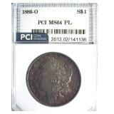 1886-O Morgan MS64 PL LISTS $32500