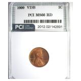 1909 VDB Cent MS66 RD LISTS $525