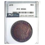 1879 Morgan MS65 LISTS $575