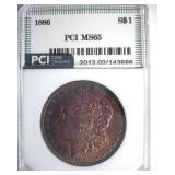 1886 Morgan PCI MS65 Excellent Color