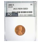 1982-S Cent PR70 DCAM RD LISTS $1800