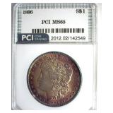1896 Morgan PCI MS65 Wonderful Color