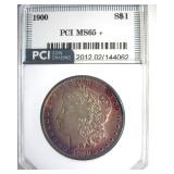 1900 Morgan PCI MS65+ Wonderful Color