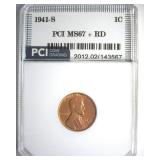 1941-S Cent MS67+ RD LISTS $950