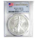 2019 Silver Eagle PCGS MS70 First Strike