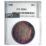 1890 Morgan PCI MS64 Fabulous Color