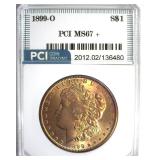 1899-O Morgan MS67+ LISTS $6750