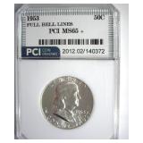 1953 Franklin MS65+ FBL LISTS $1000