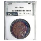 1880 Morgan MS65 LISTS $500