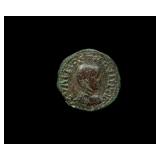 251 AD Hostilian AE 27 VF+ Ancient Roman