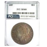 1897 Morgan MS68 LISTS $80000