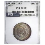 1953-S 50 Cents MS66 LISTS $110