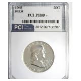 1962 Franklin PR69+ DCAM LISTS $3850 IN 69 DC