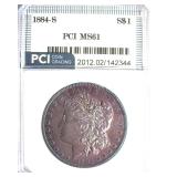 1884-S Morgan MS61 LISTS $13500
