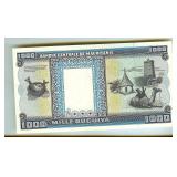1999 1000 Oouguiya GEM UNC Mauritania P-9A