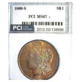 1880-S Morgan MS67+ LISTS $1800
