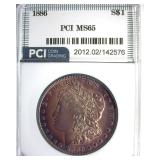 1886 Morgan PCI MS65 Stunning Color