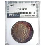 1882 Morgan MS65 LISTS $400