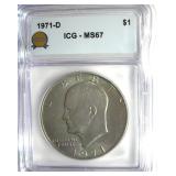 1971-D Ike ICG MS67