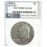 1976-S CN T1 Ike PCI PR70 DCAM