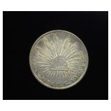 1878-CnCG 8 Reales Mexico Scarce Early Date