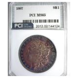 1887 Morgan PCI MS65 Excellent Color