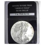 2013 Silver Eagle PCS Genuine Reverse Proof