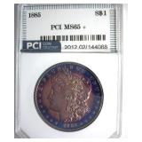 1885 Morgan PCI MS65+ Fabulous Color