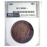 1885 Morgan PCI MS65+ Gorgeous Color
