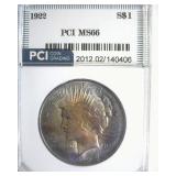 1922 Peace MS66 LISTS $600