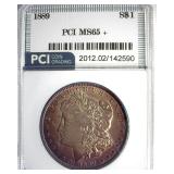 1889 Morgan MS65+ LISTS $425