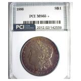 1886 Morgan PCI MS65+ Splendid Color