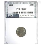1950 Dime PR68 LISTS $250