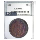 1879 Morgan MS65+ LISTS $775