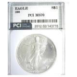 1990 Silver Eagle MS70 LISTS $3850