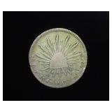 1849-PiMC 8 Reales Mexico Scarce Early Date