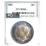 1922 Peace MS66+ LISTS $2500