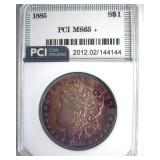 1885 Morgan PCI MS65+ Incredible Color