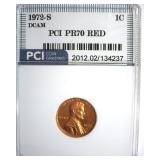 1972-S Cent PR70 DCAM RD LISTS $275