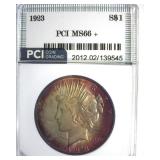 1923 Peace MS66+ LISTS $850
