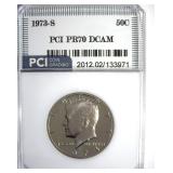 1973-S Kennedy PR70 DCAM LISTS $1650