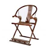 MING DYNASTY HUANGHUALI FOLDING CHAIR